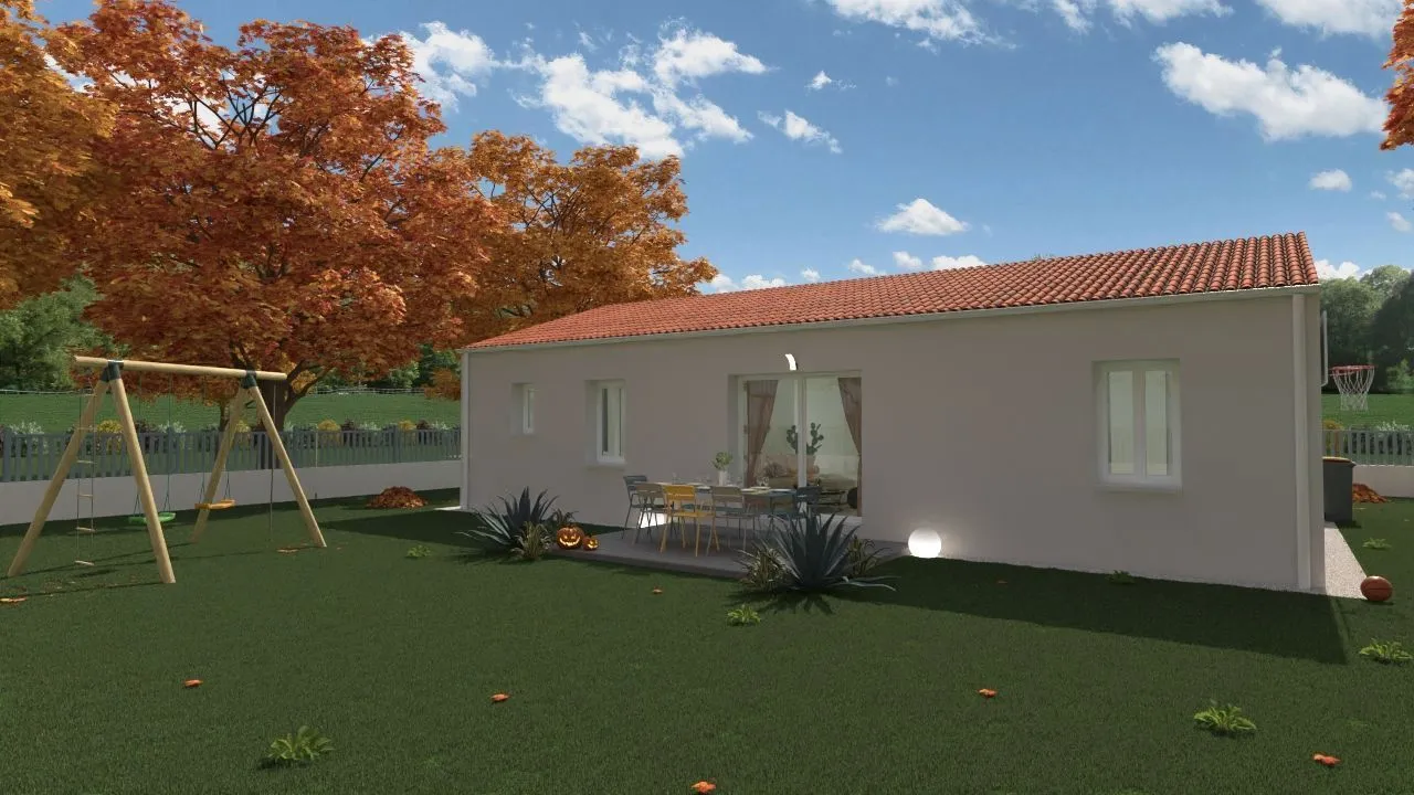 Maison neuve 82 m² à La Mothe-Saint-Héray (79800)