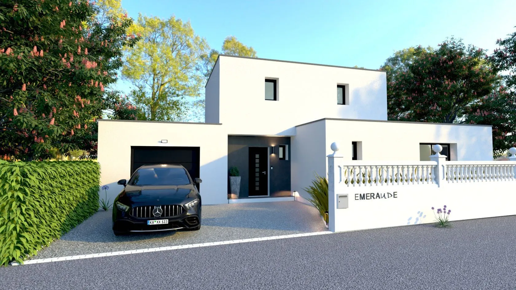 Maison neuve à Auge