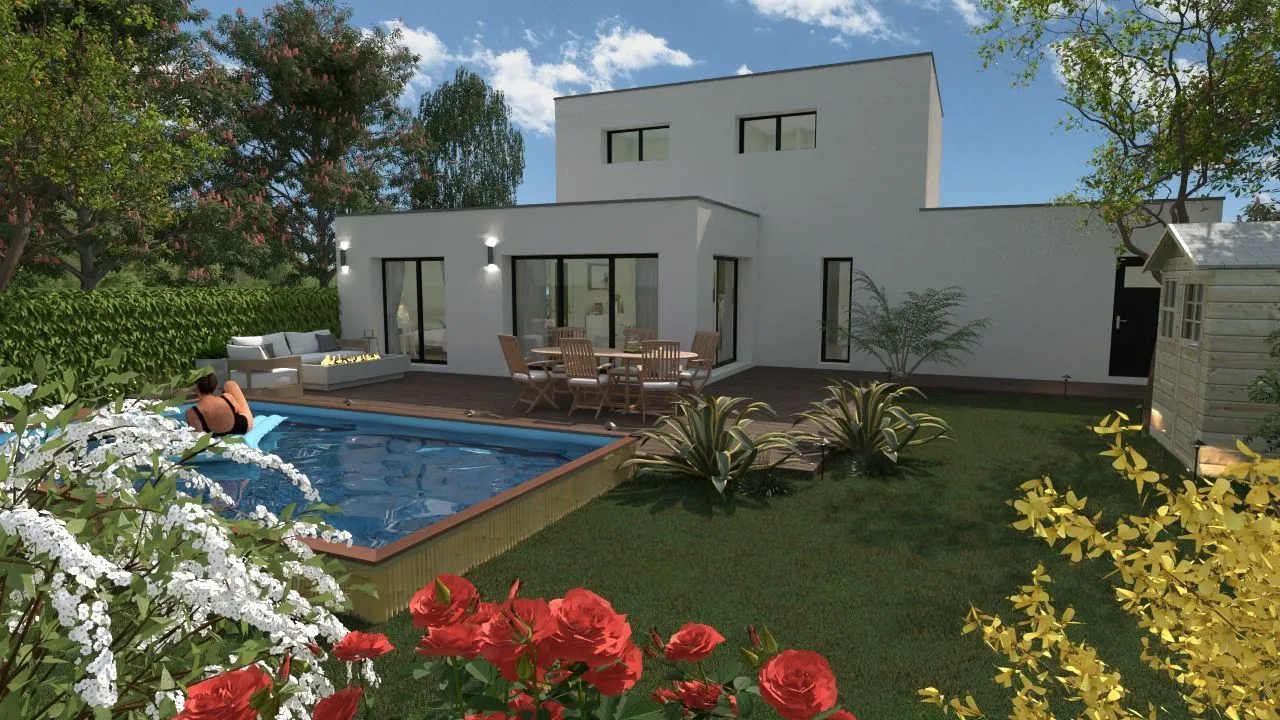 Maison neuve 111 m² à Beaussais (79370)