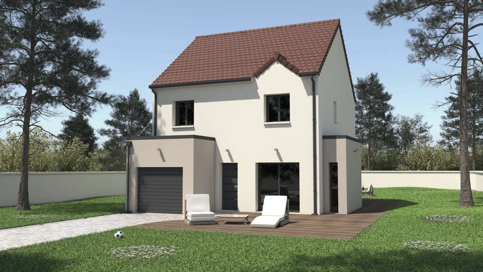 Maison neuve 116 m² à Thoiry (78770)