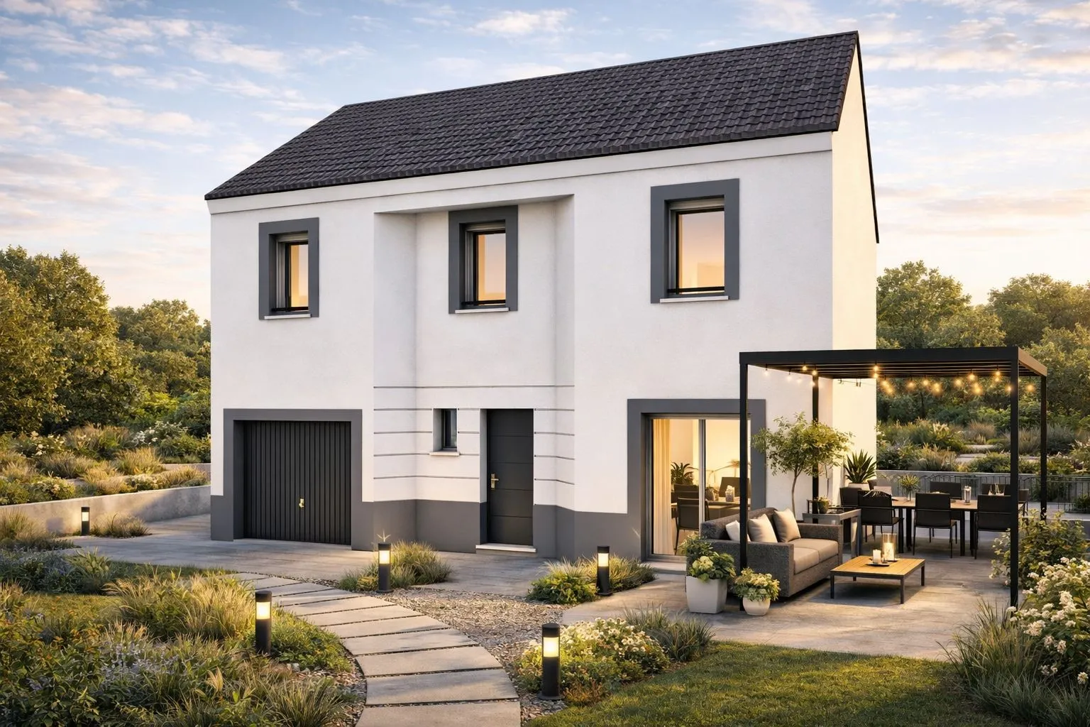 Maison neuve 98 m² à Thoiry (78770)