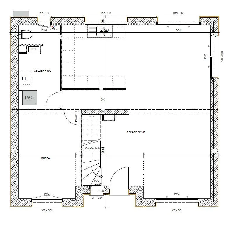 Maison neuve 136 m² à Thoiry (78770)