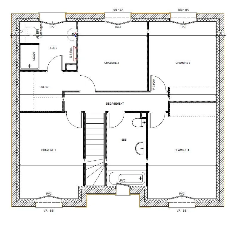 Maison neuve 136 m² à Thoiry (78770)