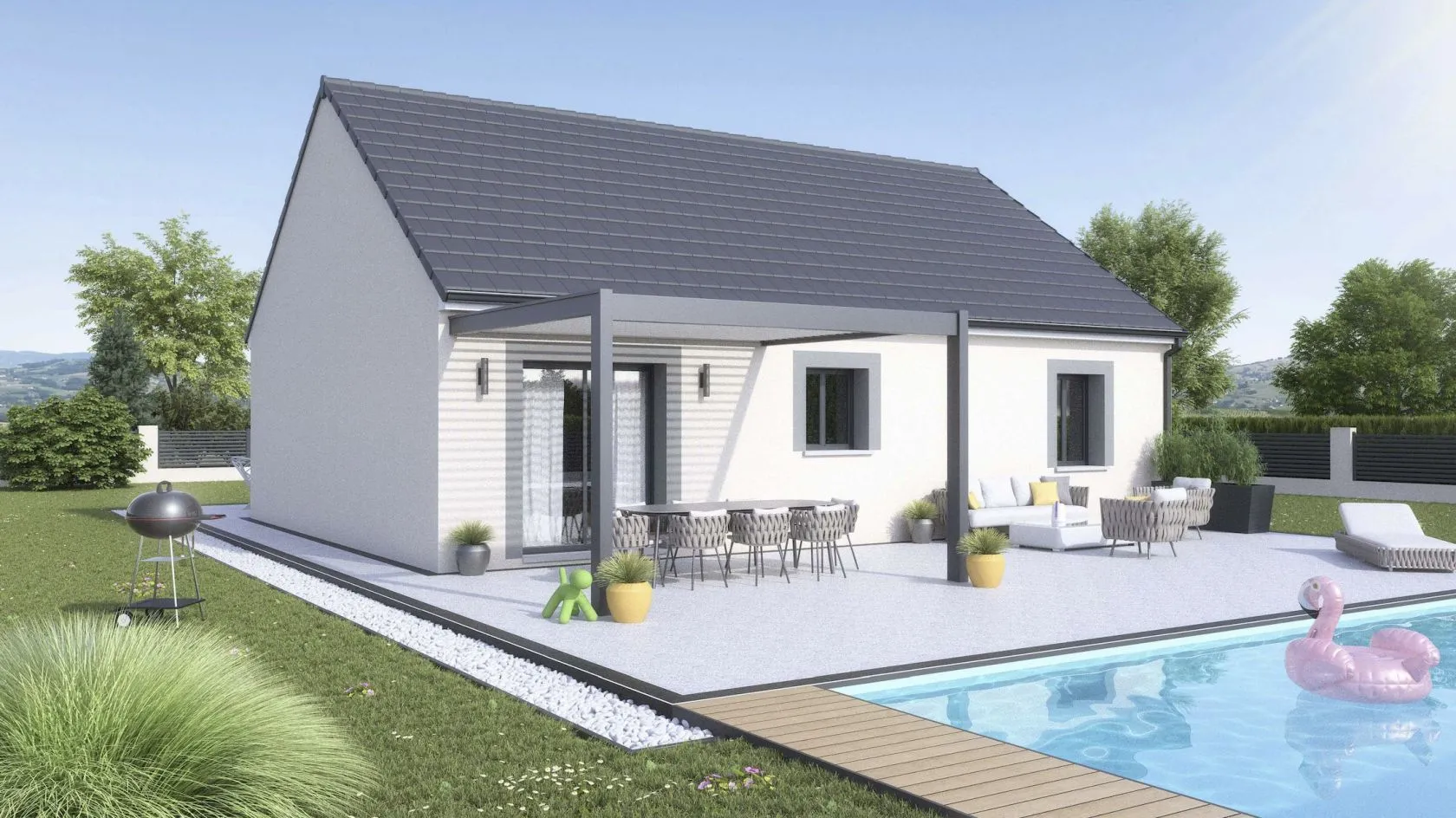 Maison neuve 85 m² à Méré (78490)