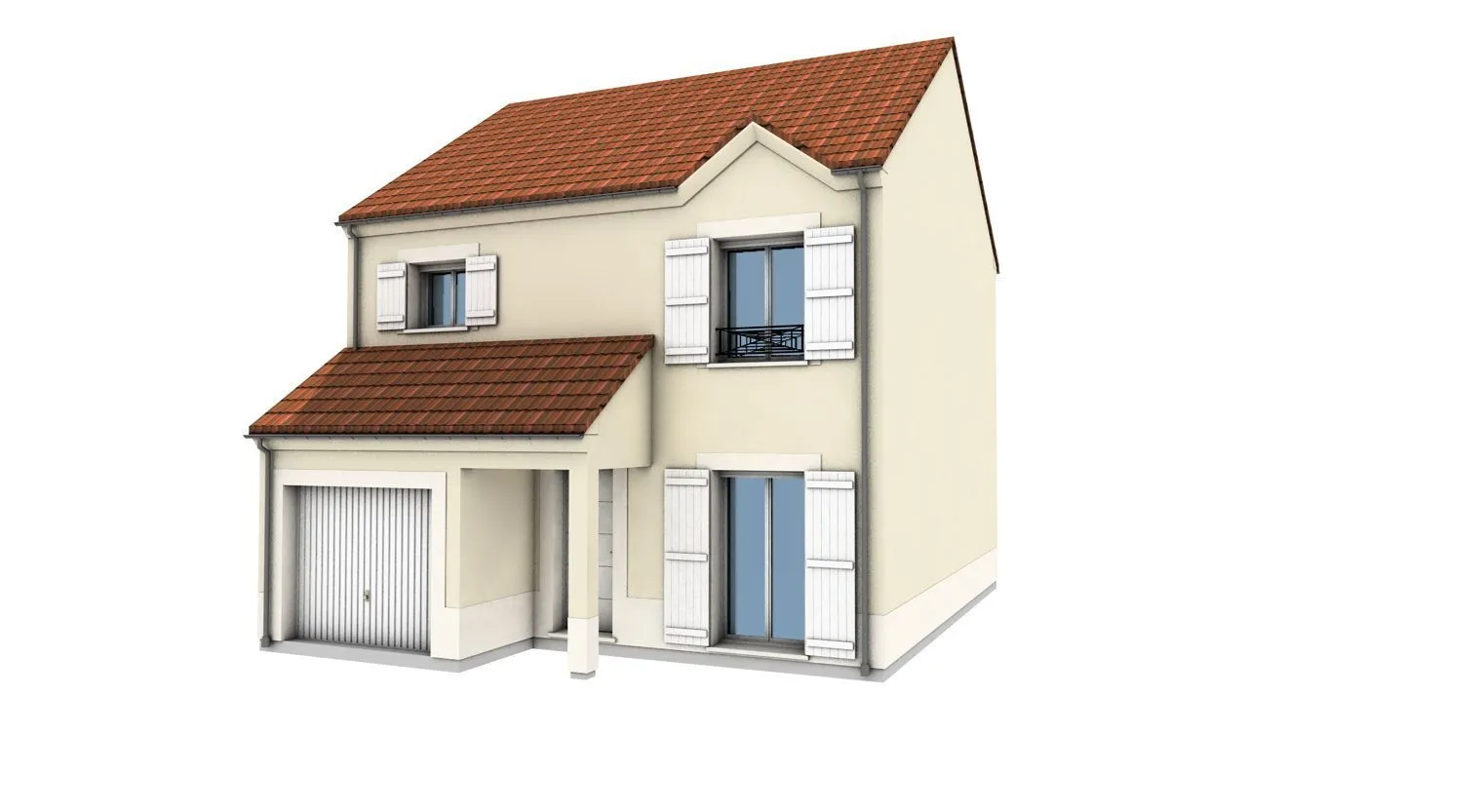 Maison neuve 83 m² à Voves (28150)