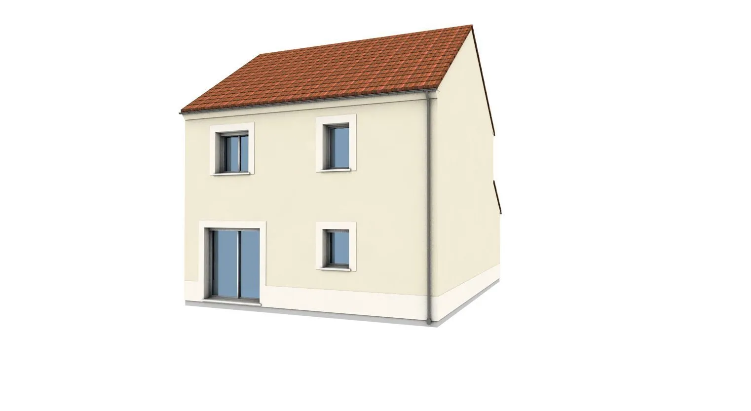 Maison neuve 83 m² à Voves (28150)