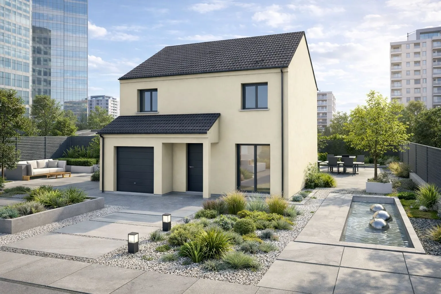 Maison neuve 87 m² à Neauphle-le-Château (78640)
