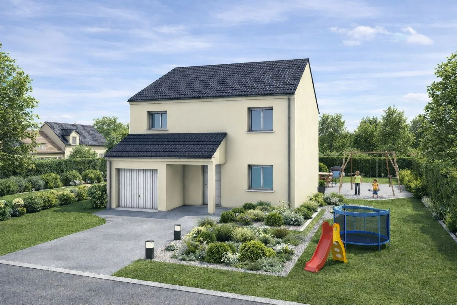 Maison neuve 87 m² à Neauphle-le-Château (78640)