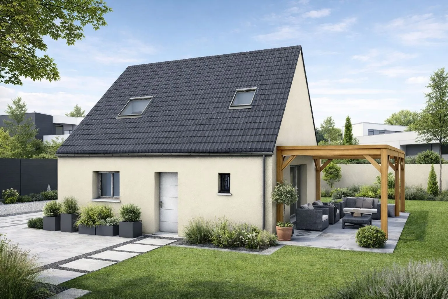 Maison neuve à Bennecourt