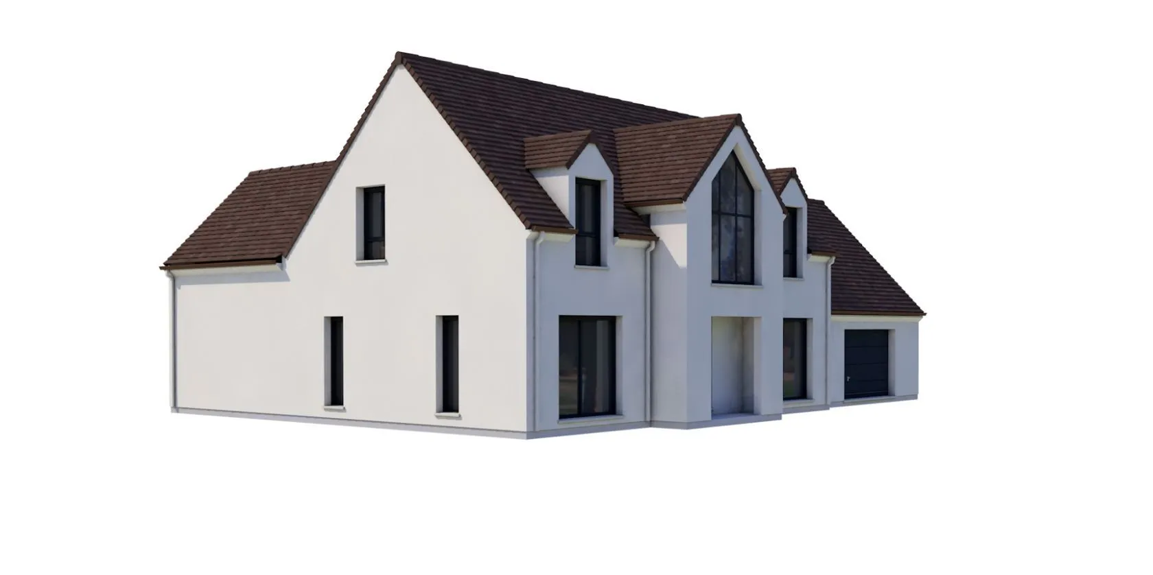Maison neuve 165 m² à Neauphle-le-Château (78640)
