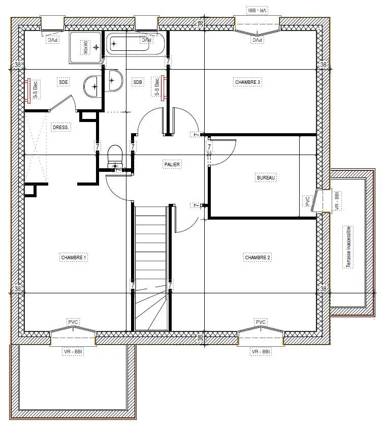Maison neuve 116 m² à Jouy-en-Josas (78350)
