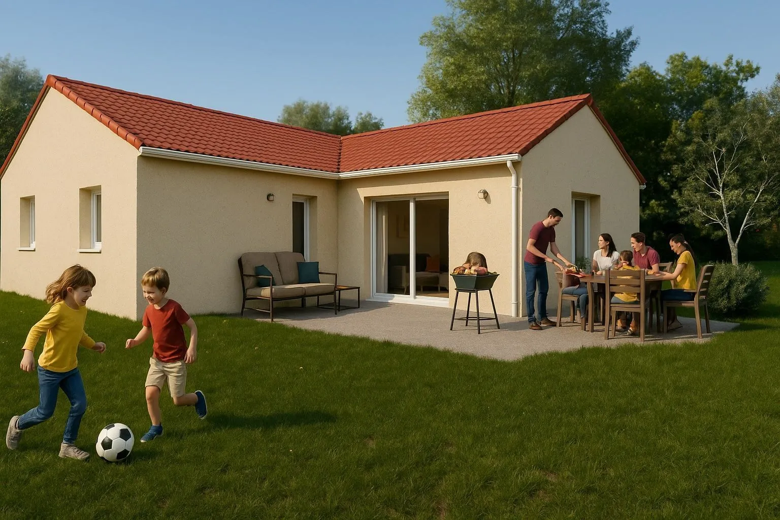 Maison neuve 99 m² à Vitrac (63410)