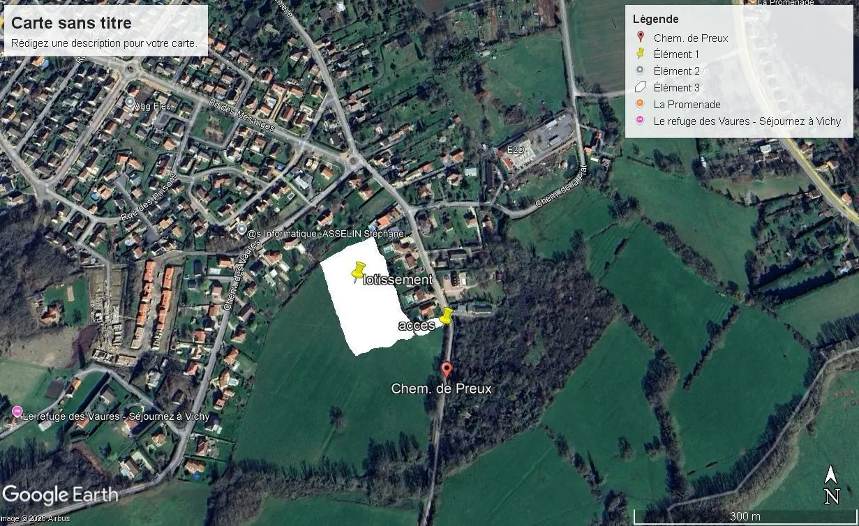 Terrain à bâtir 737 m² à Bellerive-sur-Allier (03700)