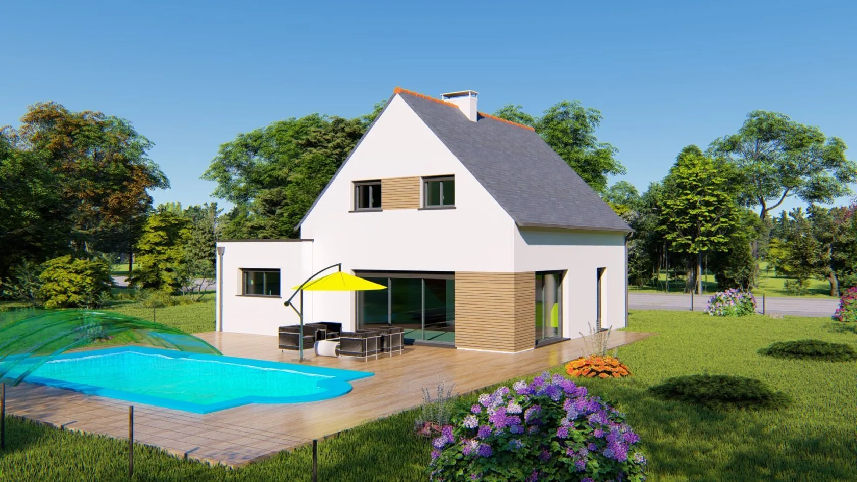 Maison neuve 109 m² à Gosné (35140)