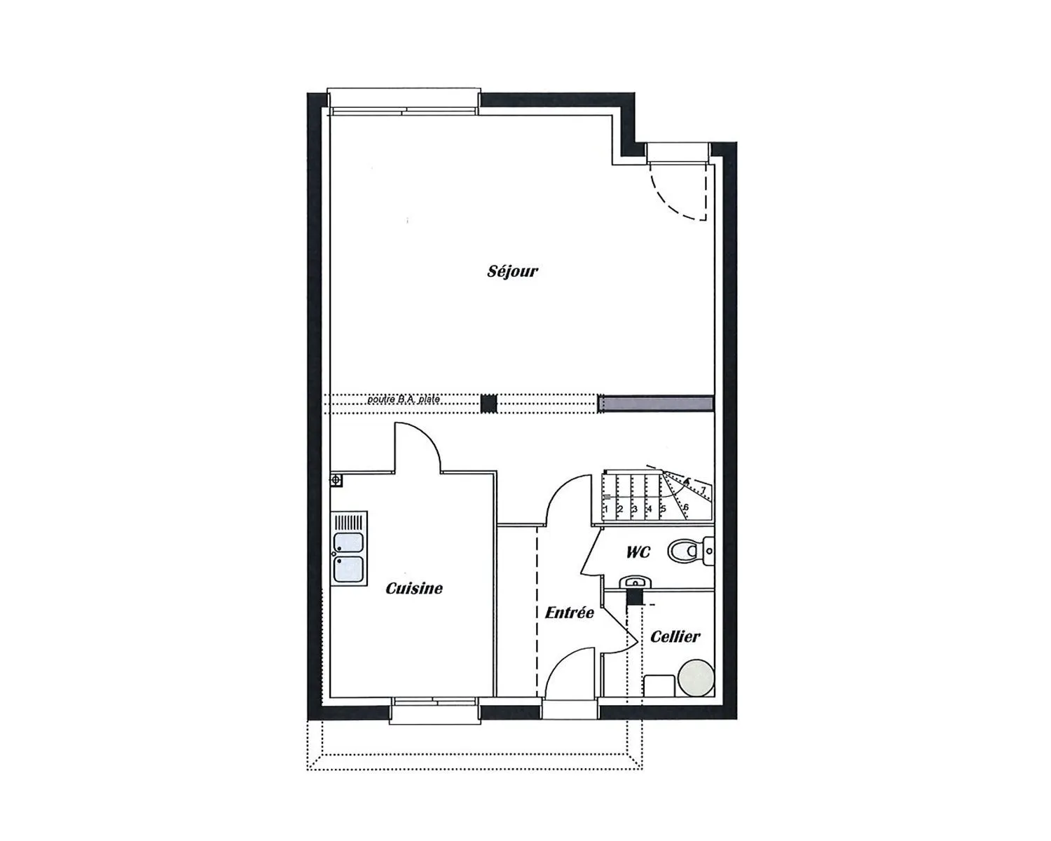 Emeraude-R+1 110 T5 — modèle de maison