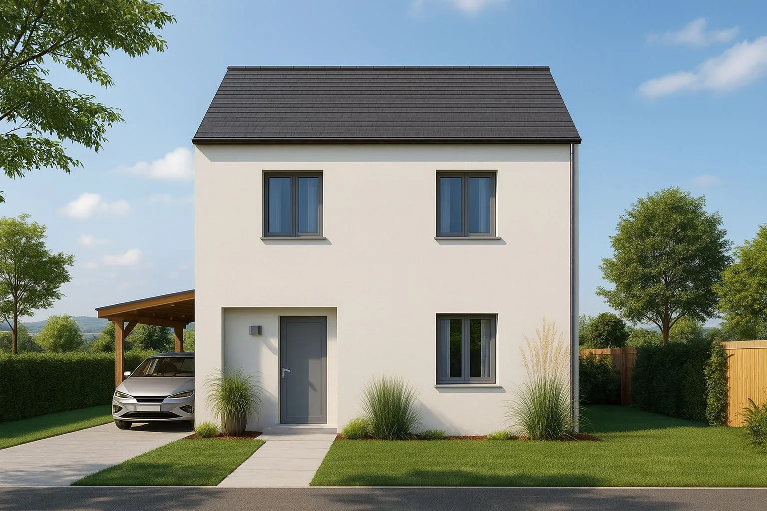 Maison neuve à Molières