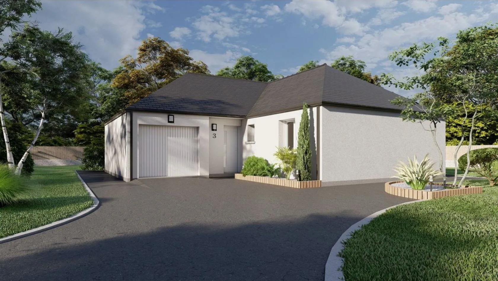 Maison neuve 71 m² à Ruffigné (44660)