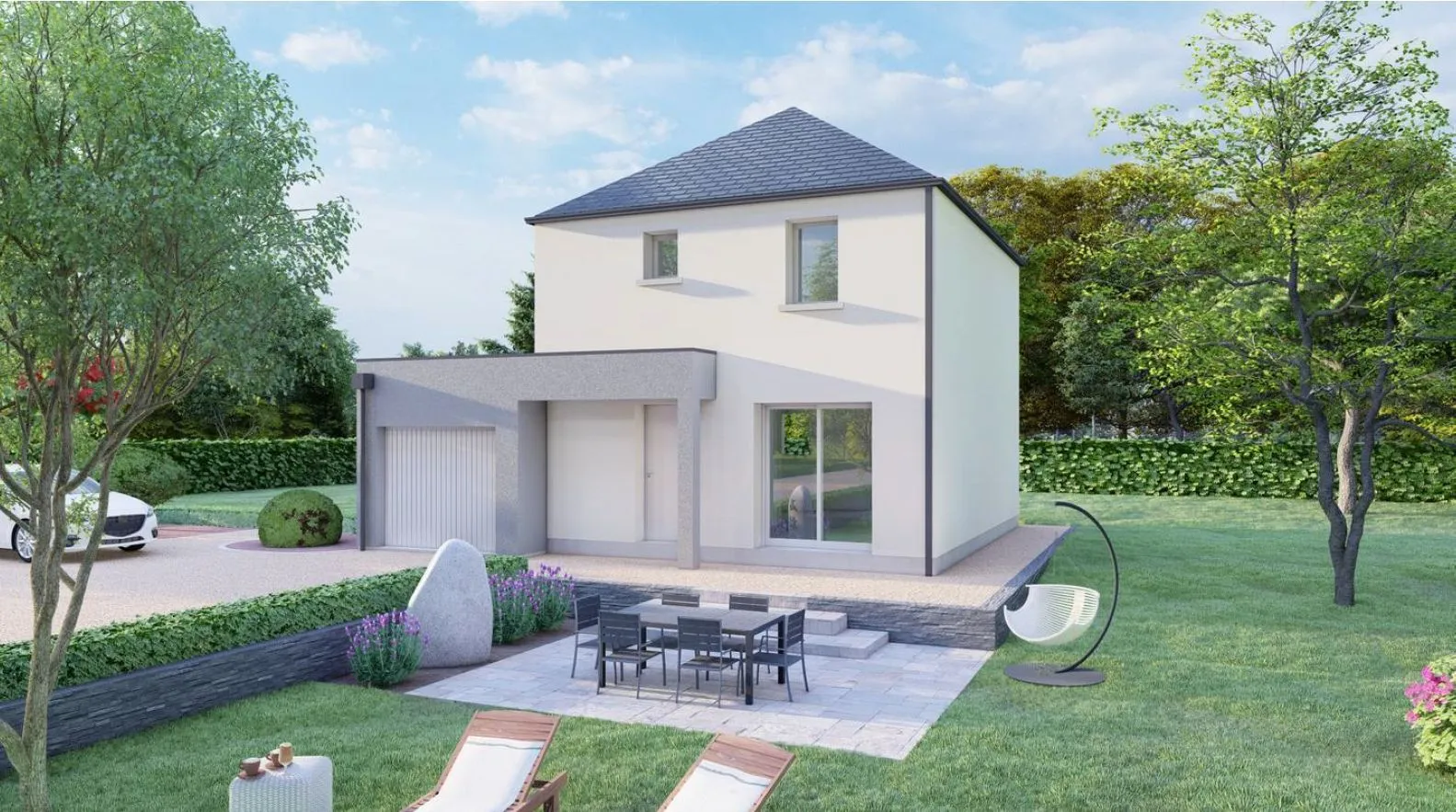 Maison neuve 74 m² à Quessoy (22120)