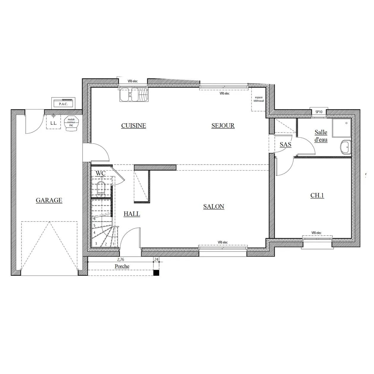 Maison neuve 108 m² à La Chevrolière (44118)