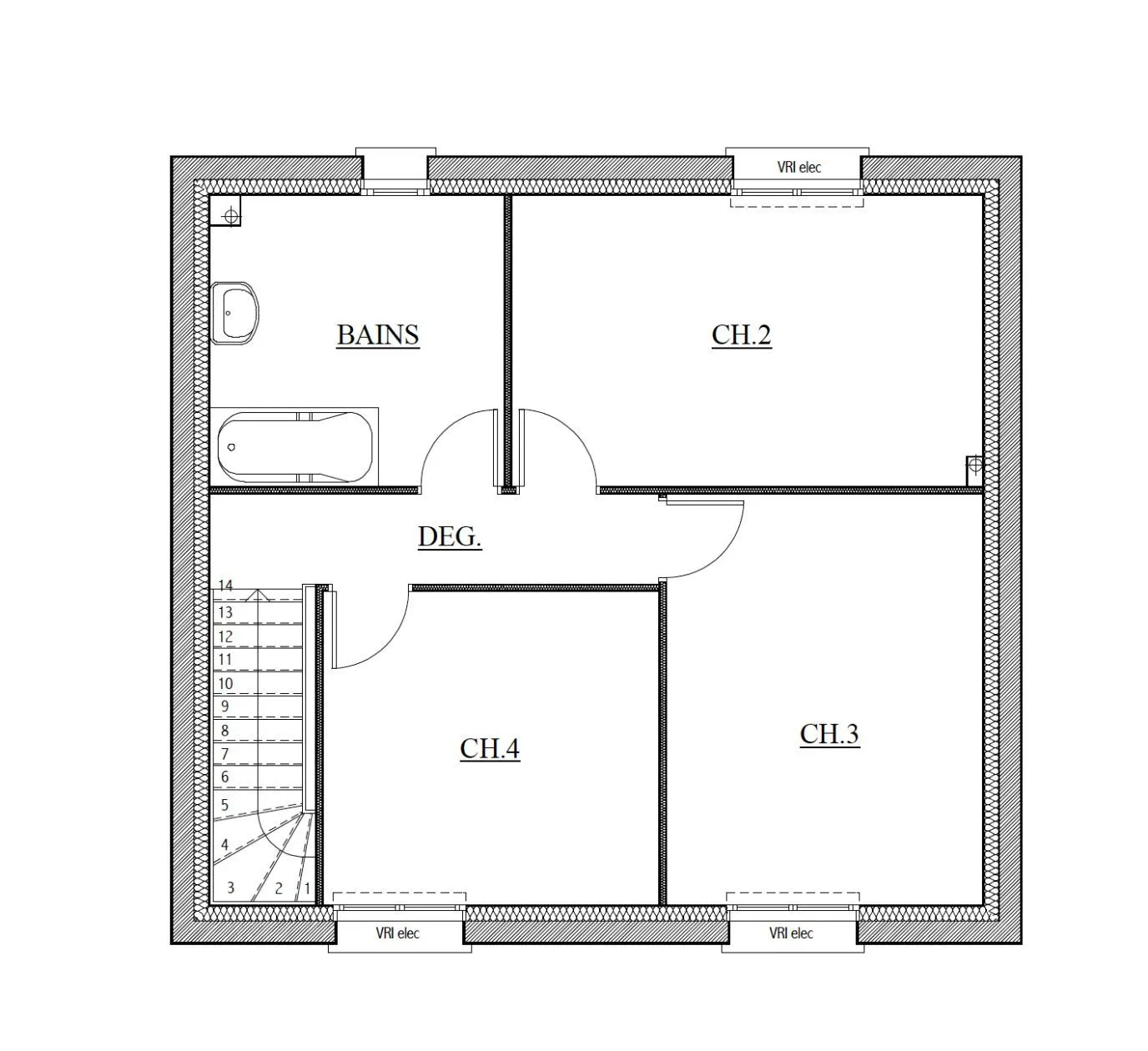 Maison neuve 108 m² à La Chevrolière (44118)