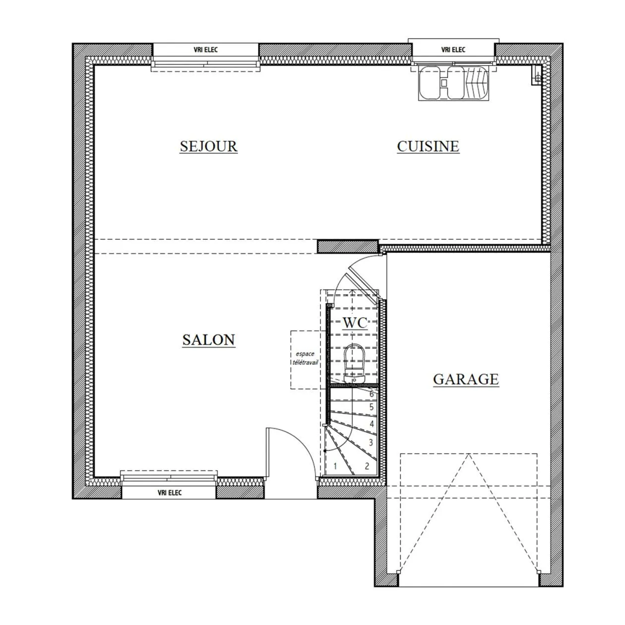 Maison neuve 74 m² à Orvault (44700)