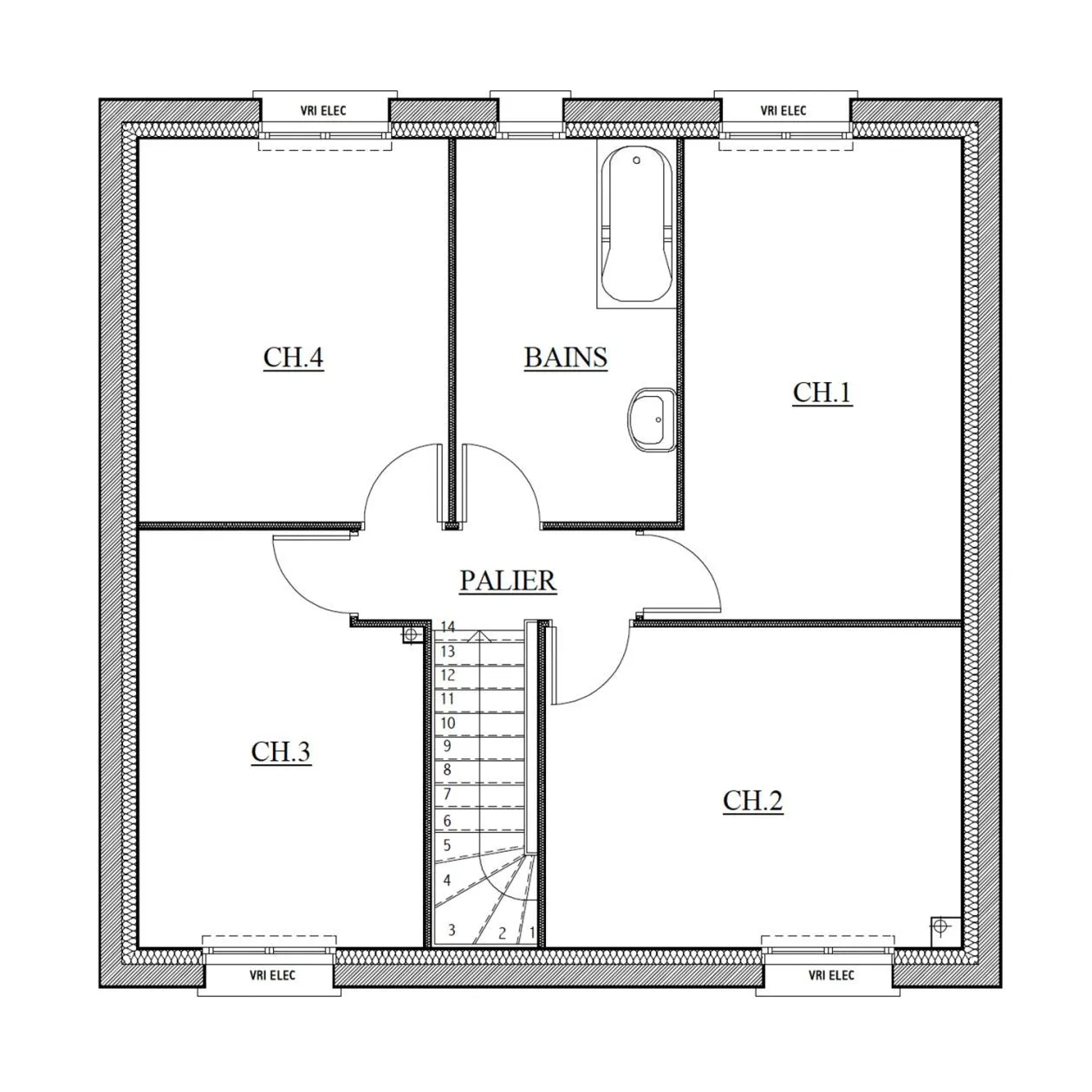 Maison neuve 100 m² à Carquefou (44470)
