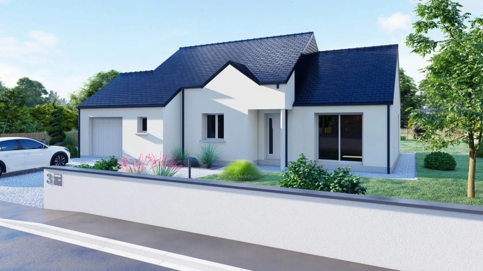 Maison neuve 86 m² à Grosville (50340)