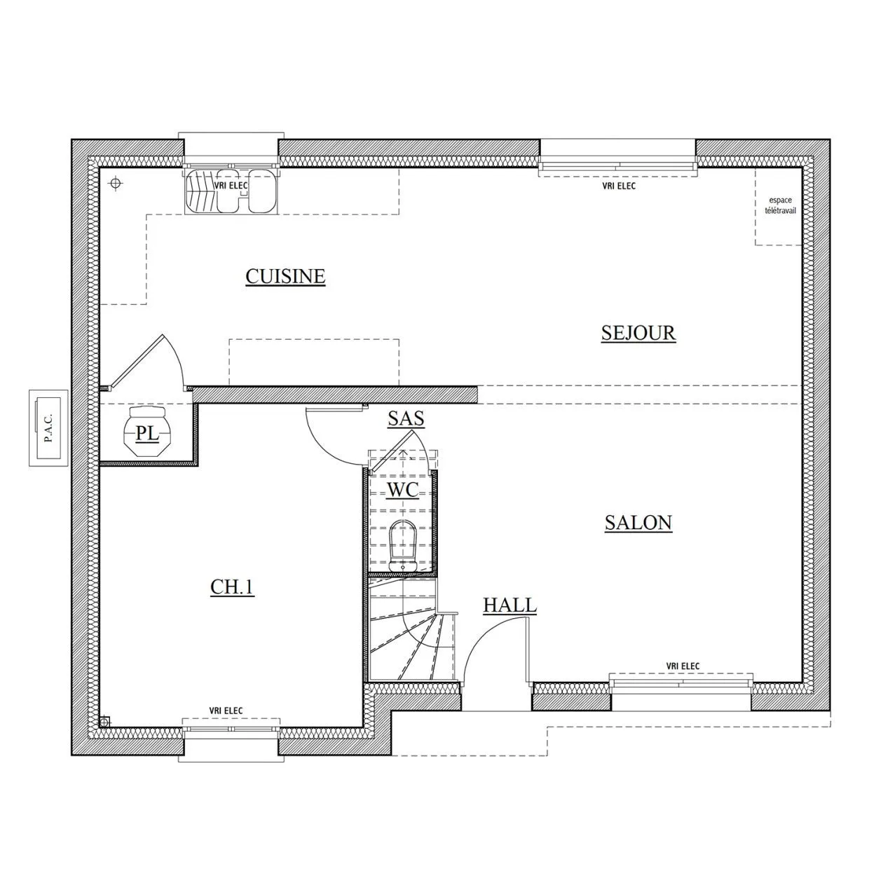 Maison neuve 98 m² au Cellier (44850)