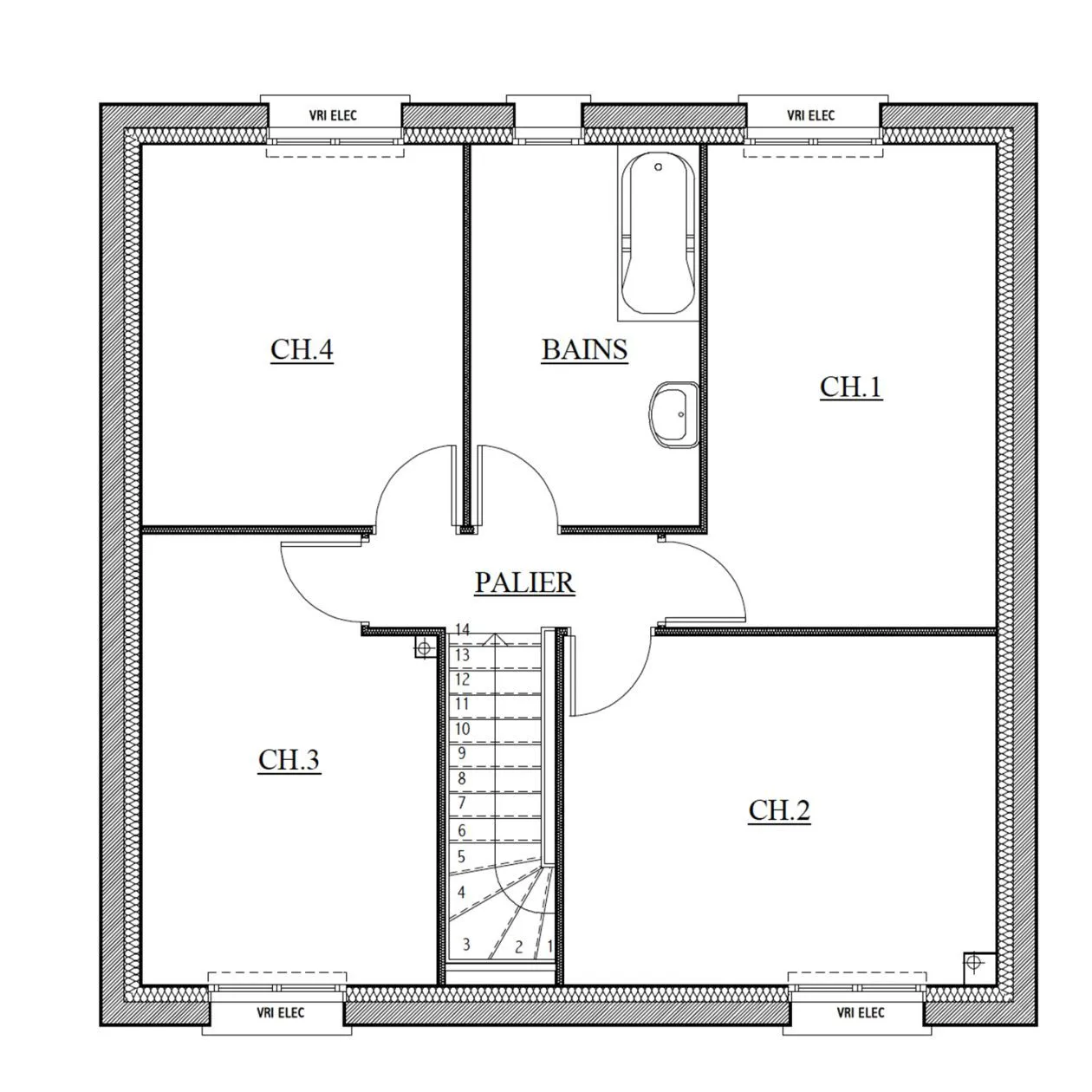 Maison neuve 99 m² à Apremont (85220)