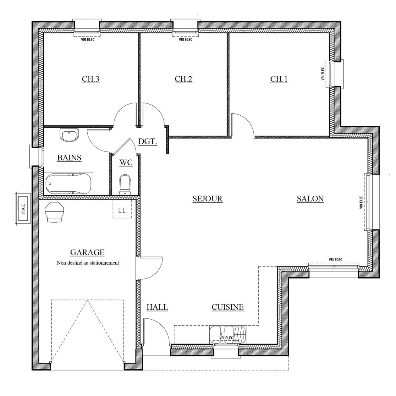Maison neuve 78 m² à Joué-sur-Erdre (44440)