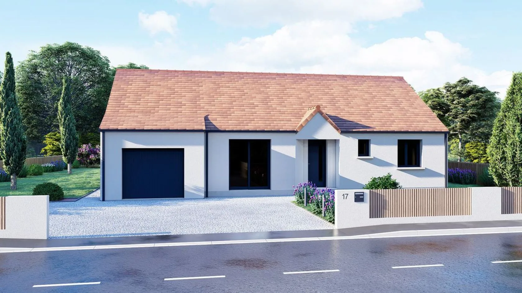 Maison neuve 86 m² à Aigrefeuille-sur-Maine (44140)