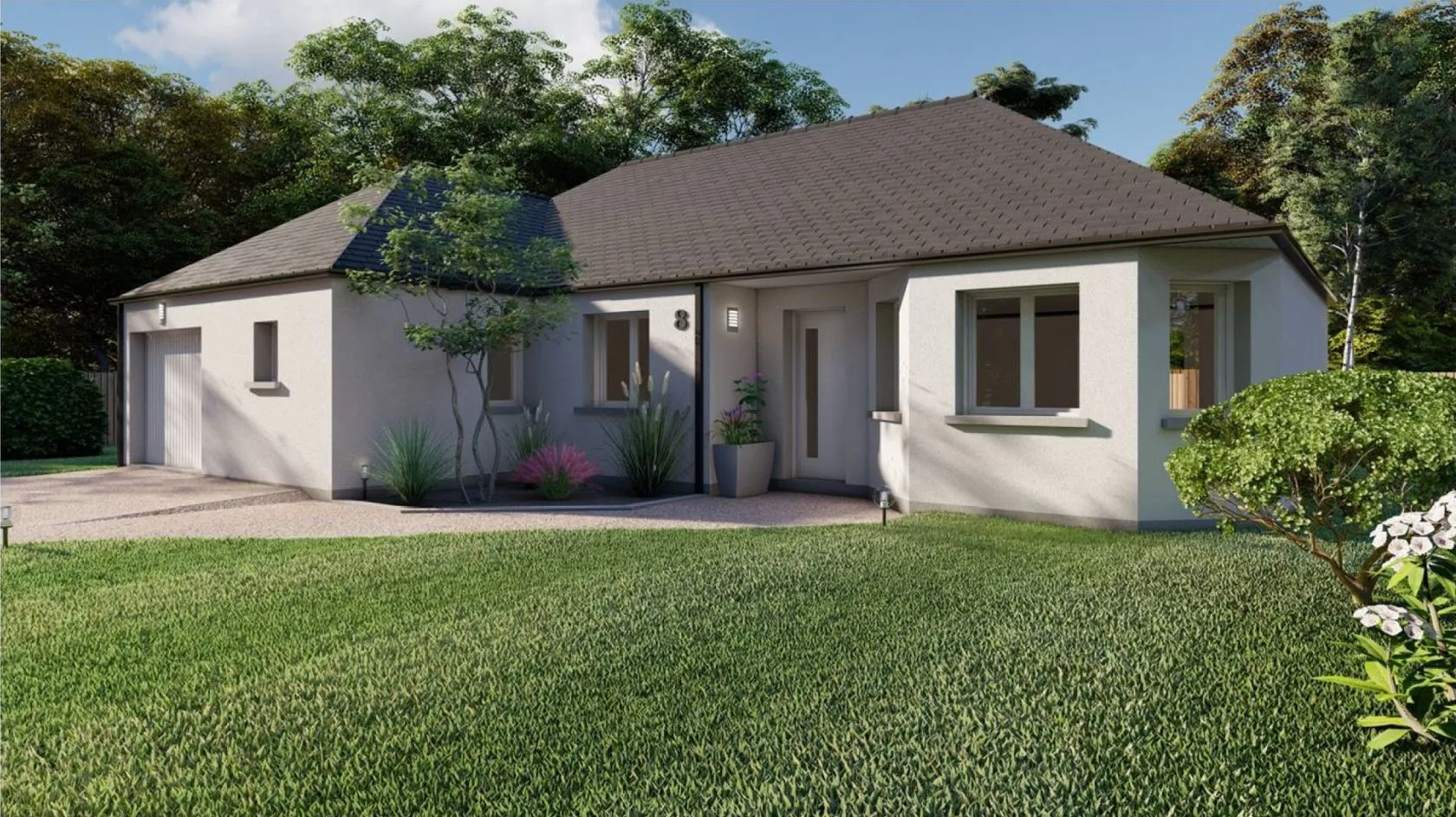 Maison neuve 93 m² à La Roche-Blanche (44522)