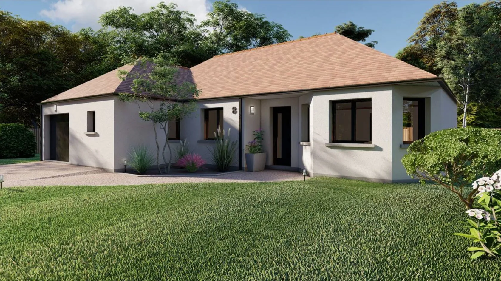 Maison neuve 93 m² à Basse-Goulaine (44115)