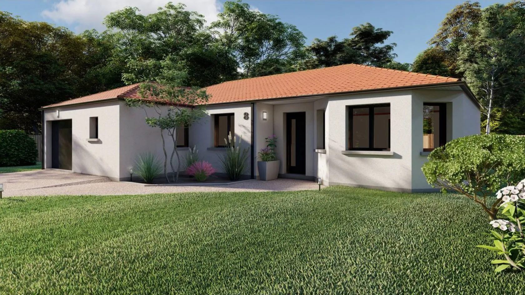 Maison neuve 93 m² à Basse-Goulaine (44115)