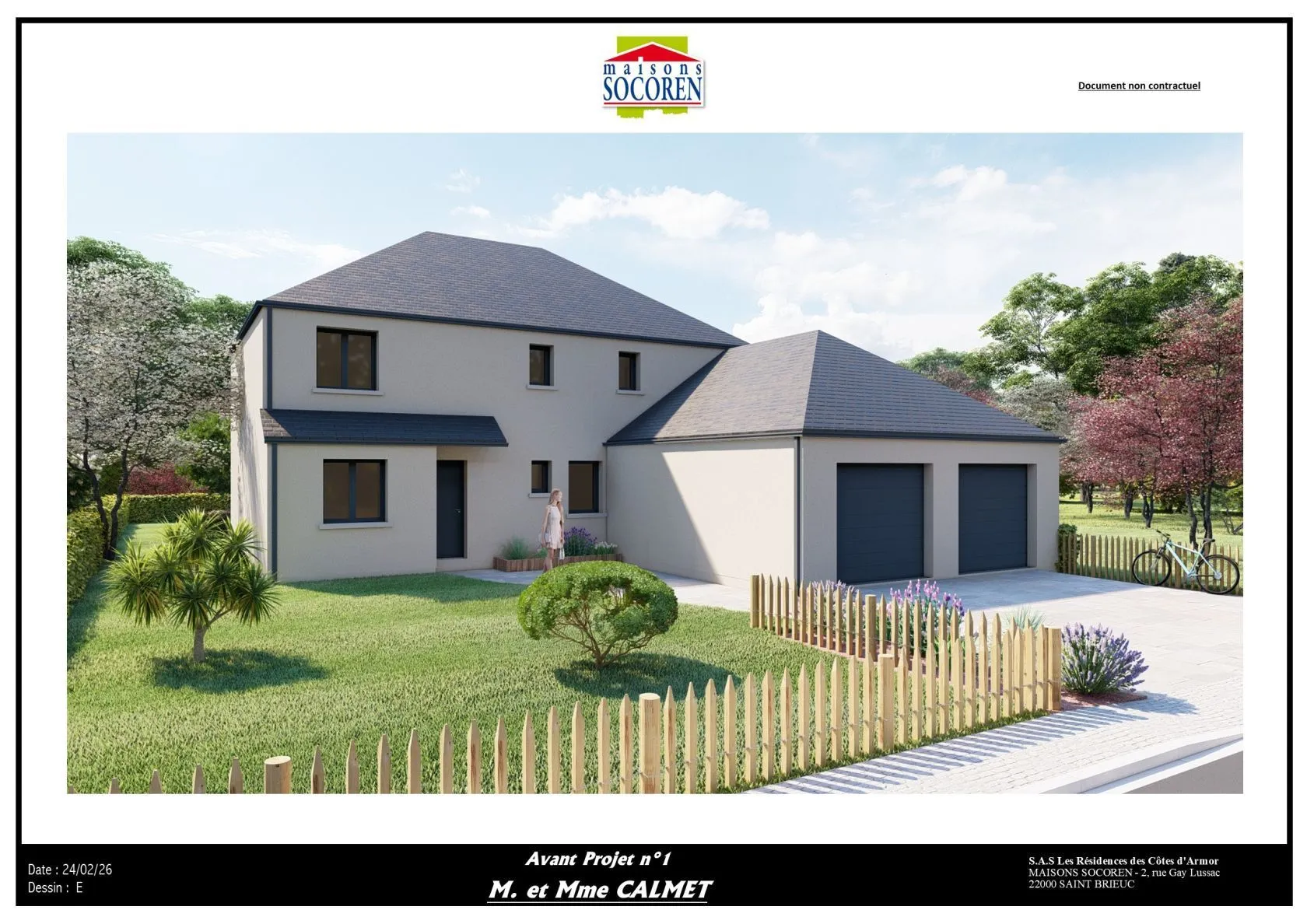 Maison neuve 179 m² à Pléneuf-Val-André (22370)