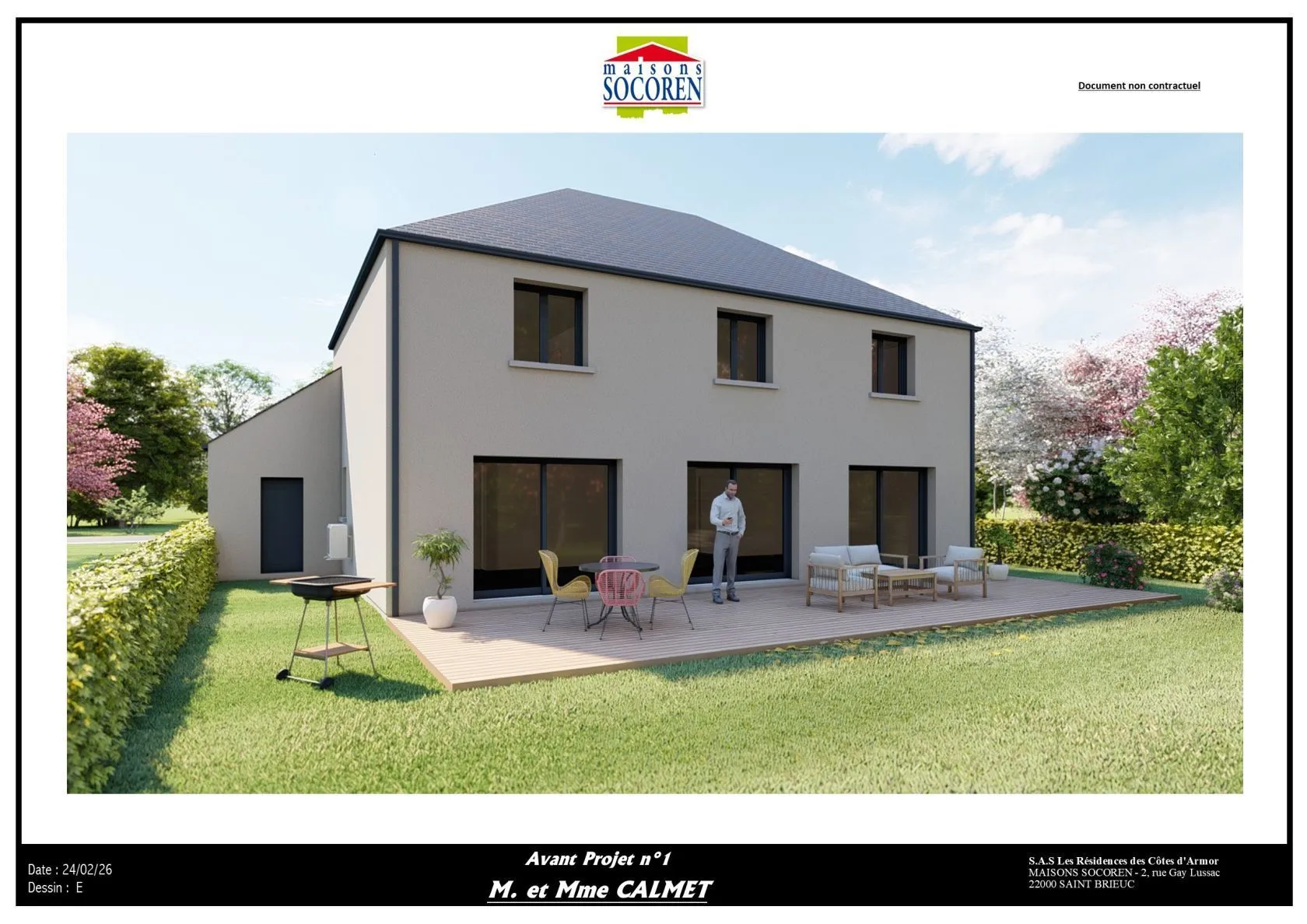 Maison neuve 179 m² à Pléneuf-Val-André (22370)
