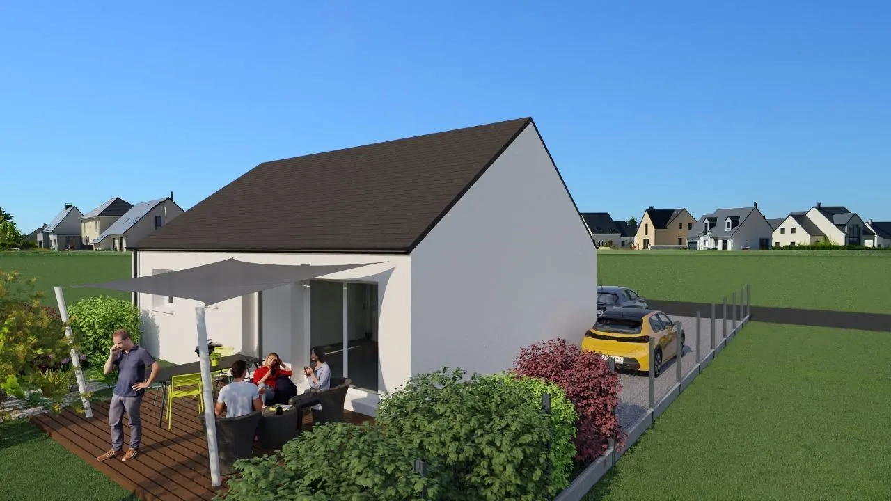 Maison neuve 72 m² à Saint-Méen-le-Grand (35290)