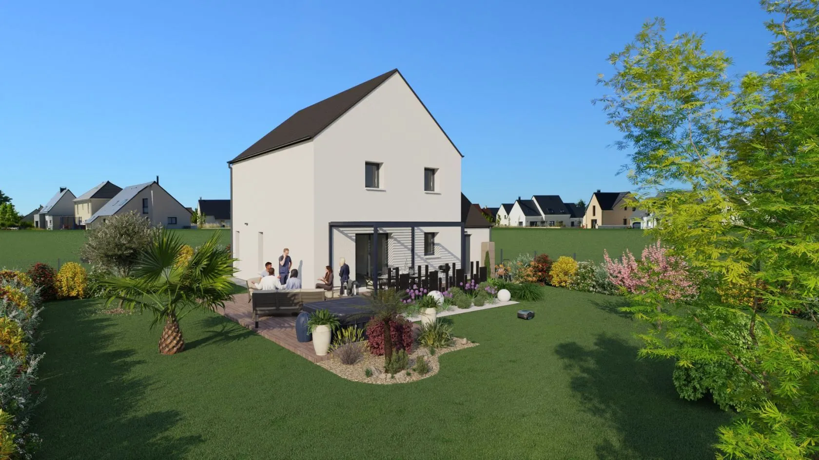 Maison neuve 107 m² à La Baussaine (35190)