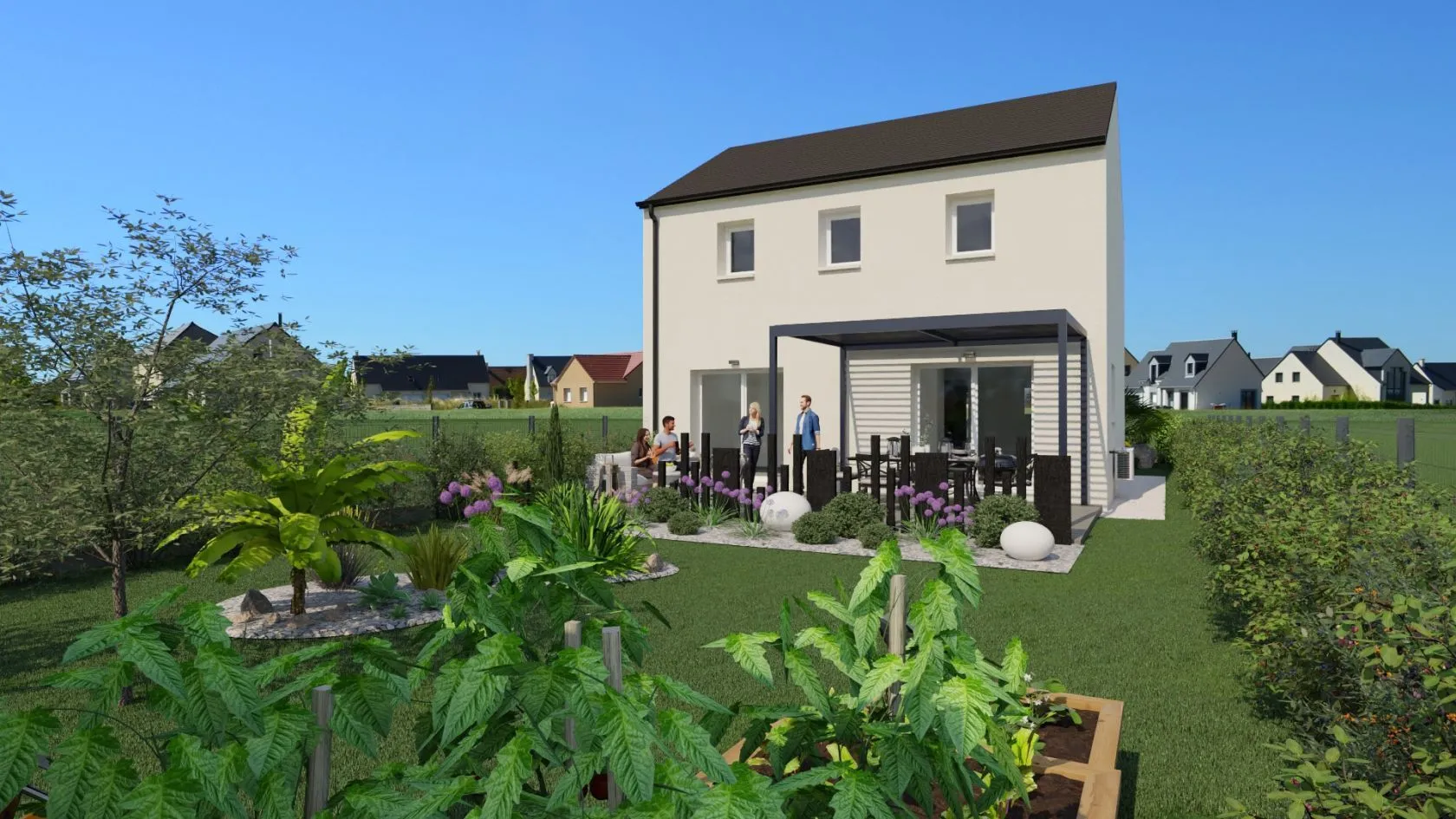 Maison neuve 92 m² à Livré-sur-Changeon (35450)