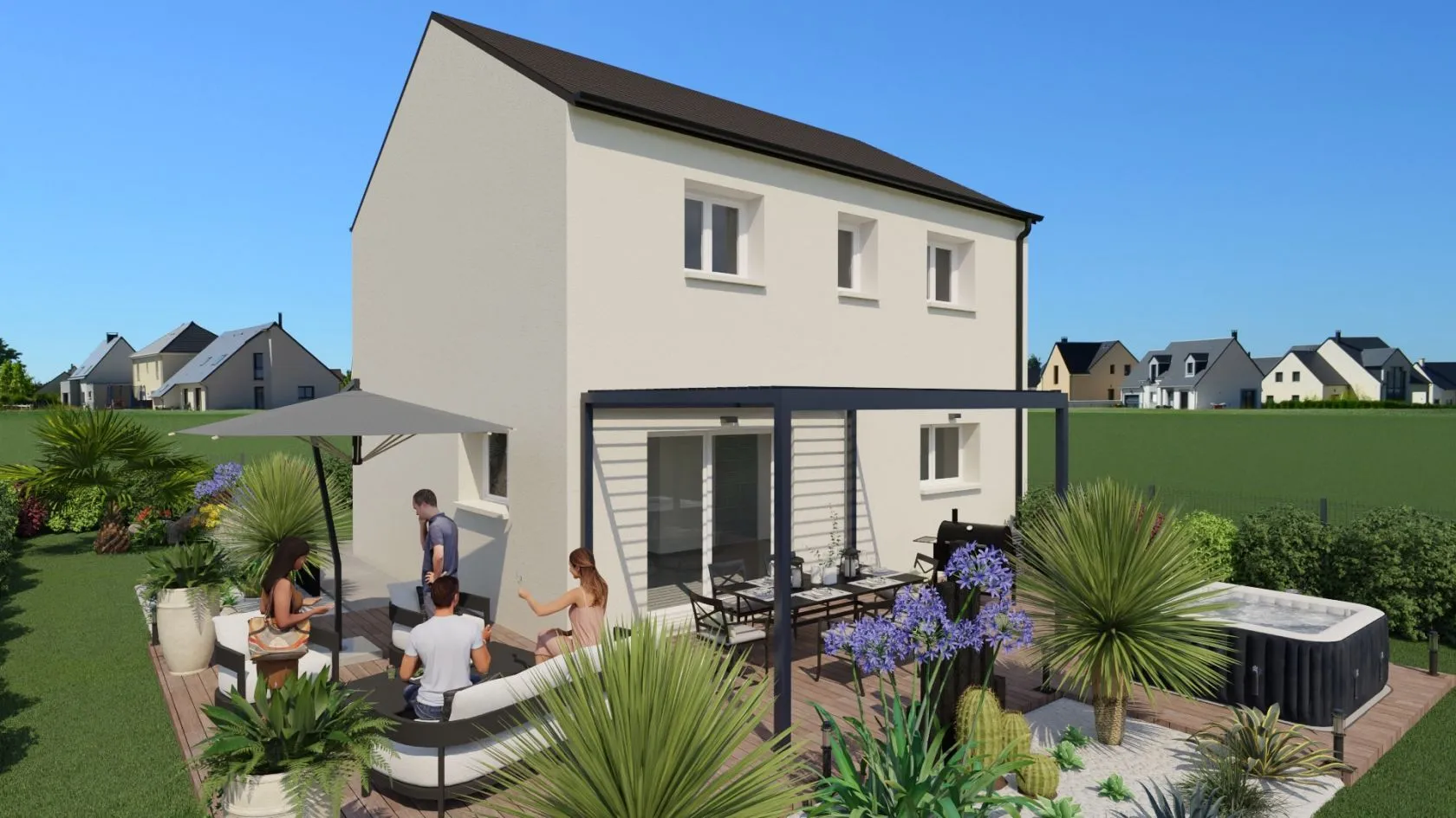 Maison neuve 91 m² à Montreuil-le-Gast (35520)