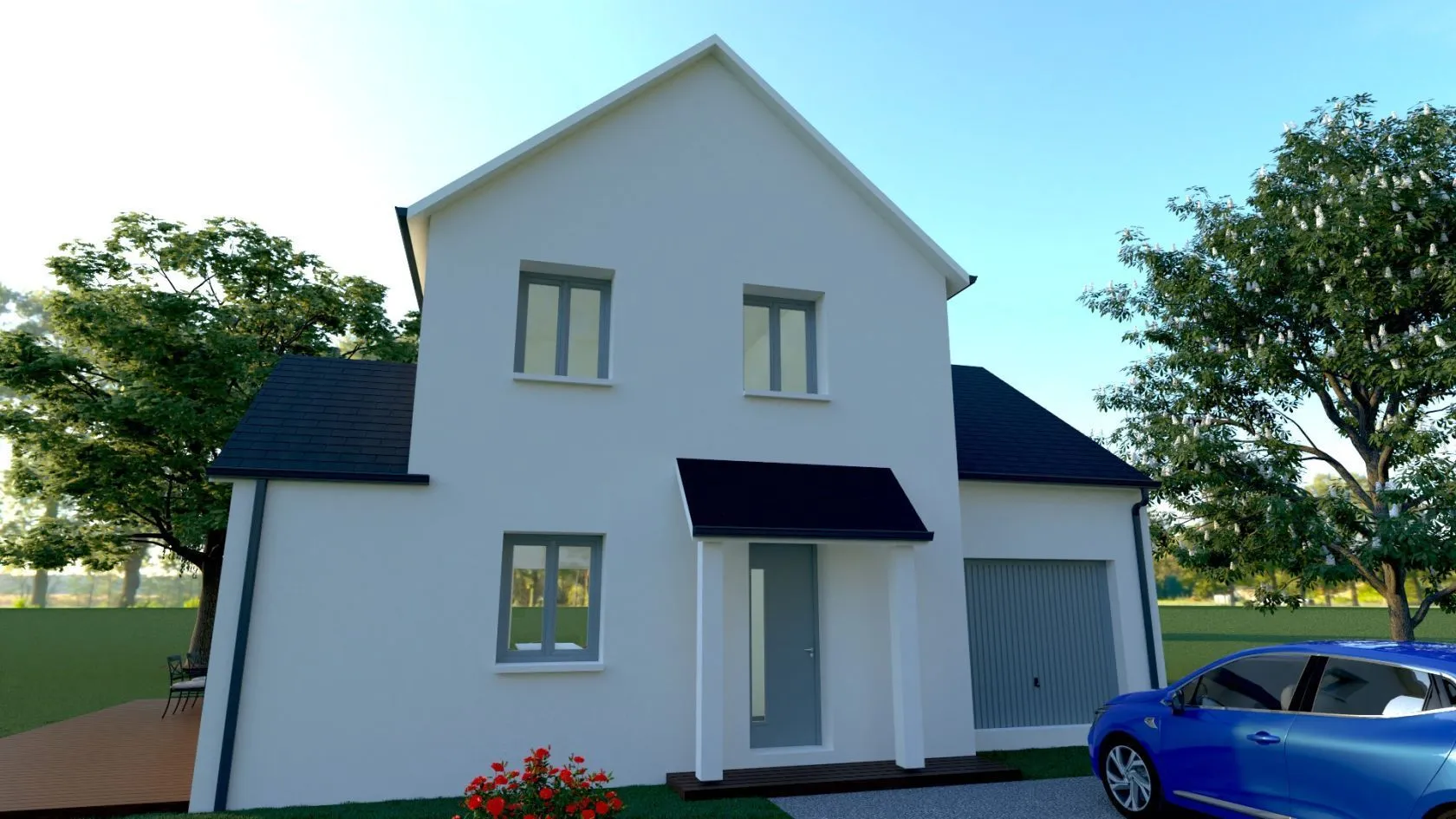 Maison neuve 98 m² à Pleugueneuc (35720)