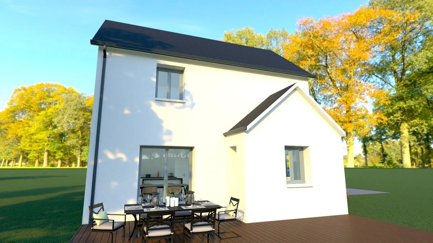 Maison neuve 98 m² à Pleugueneuc (35720)