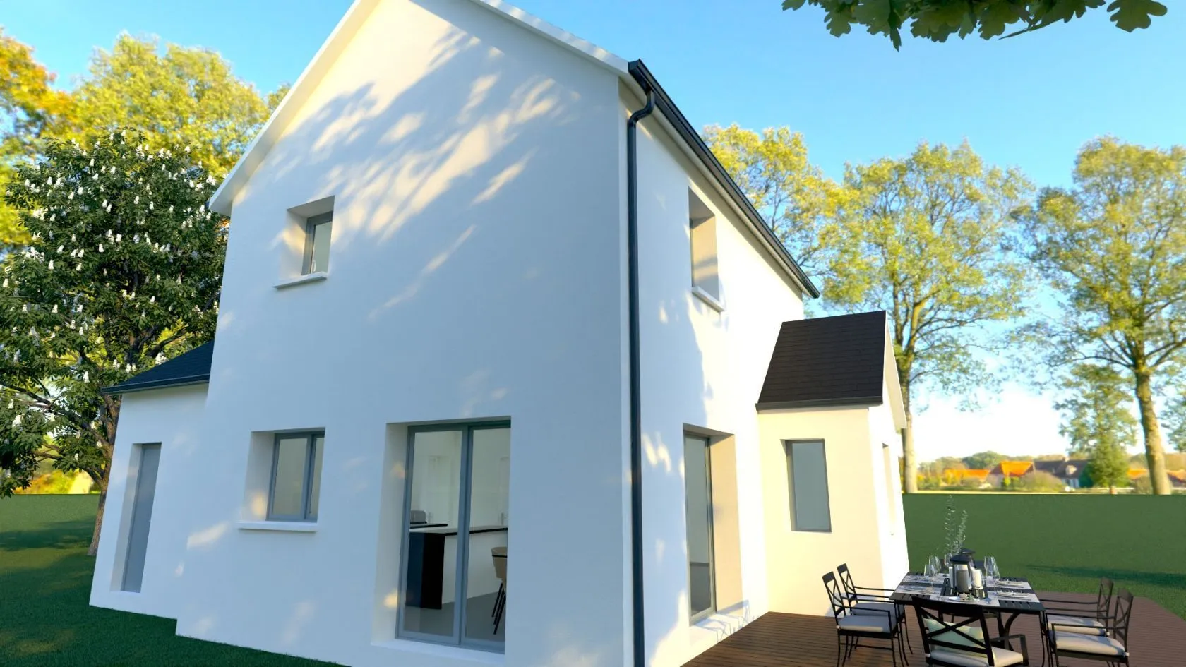 Maison neuve 98 m² à Pleugueneuc (35720)