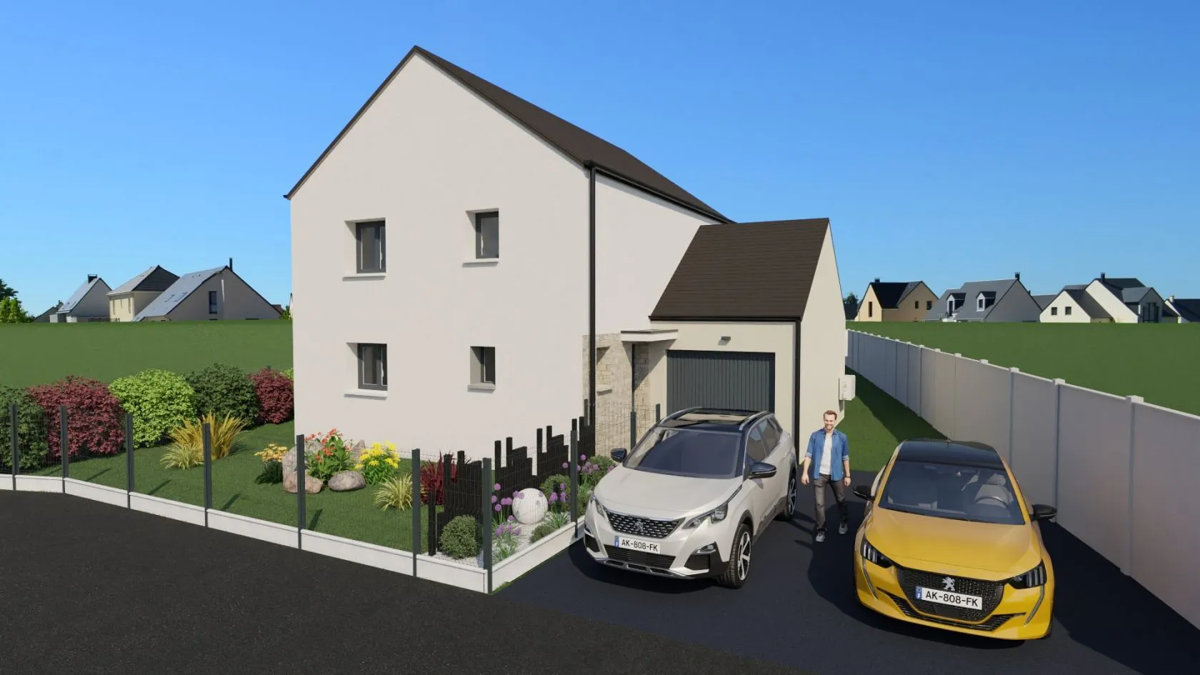 Maison neuve 128 m² à Romagne (35133)