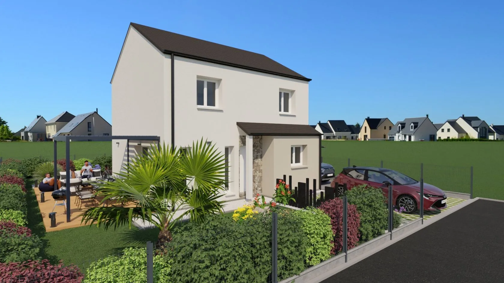 Maison neuve 95 m² à Val-d'Izé (35450)