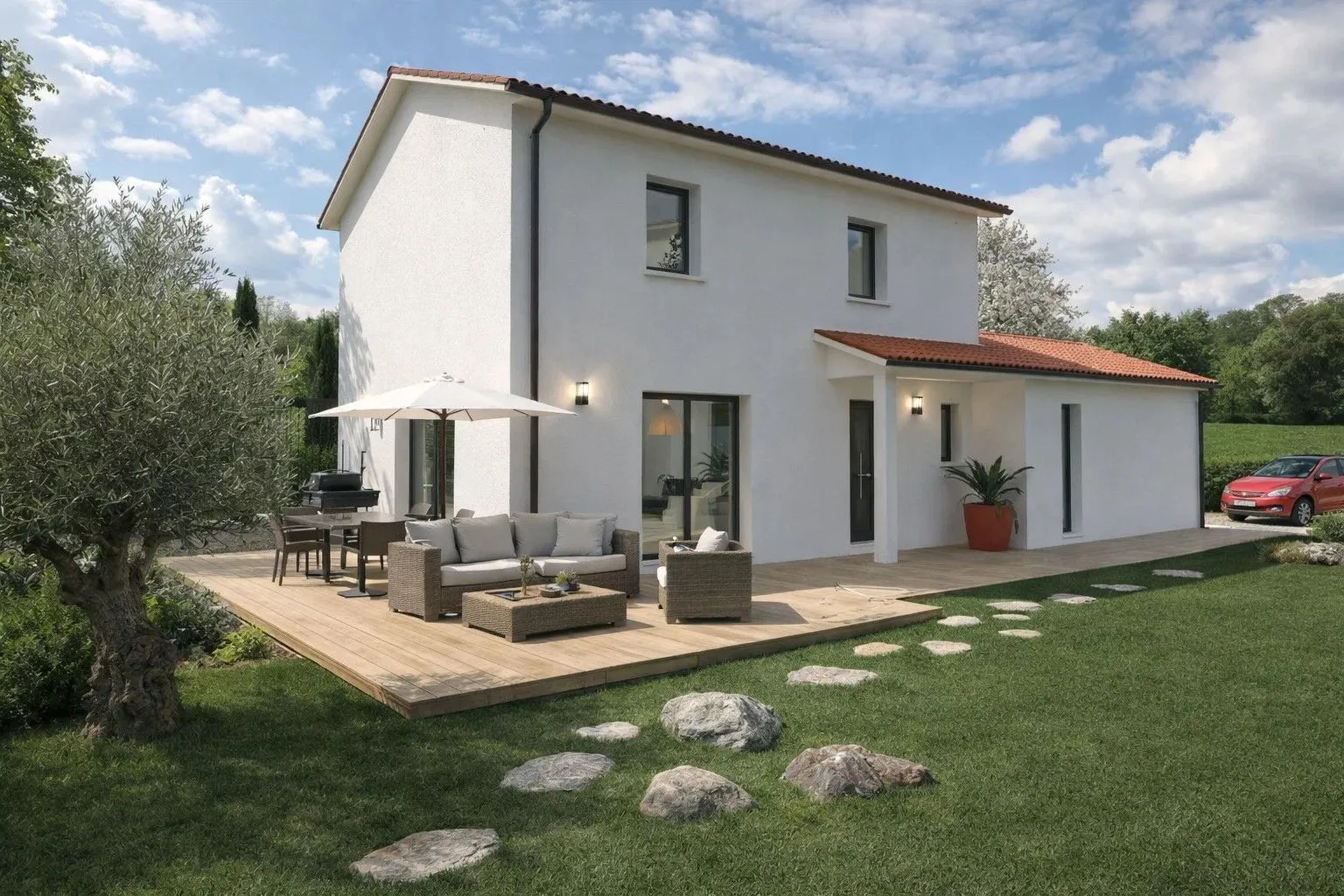 Maison neuve 90 m² à Saint-Paul-en-Jarez (42740)