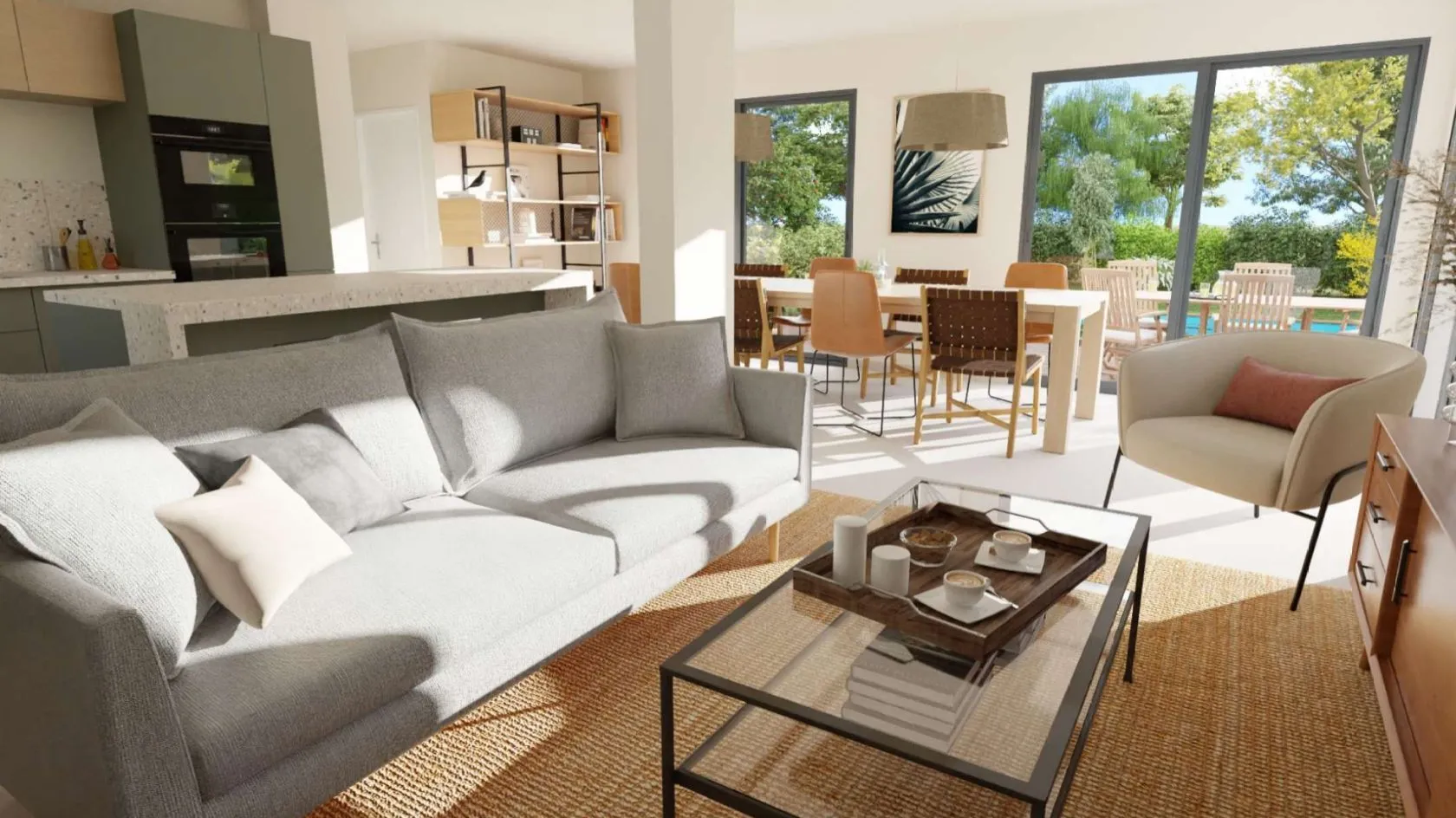 Maison neuve 117 m² à Saint-Genest-Lerpt (42530)