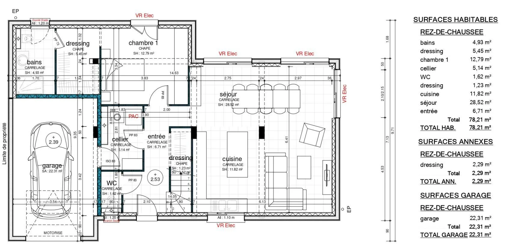 Maison neuve 117 m² à Saint-Genest-Lerpt (42530)