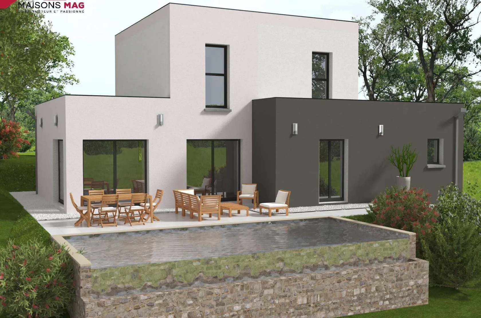 Maison neuve 117 m² à Saint-Genest-Lerpt (42530)