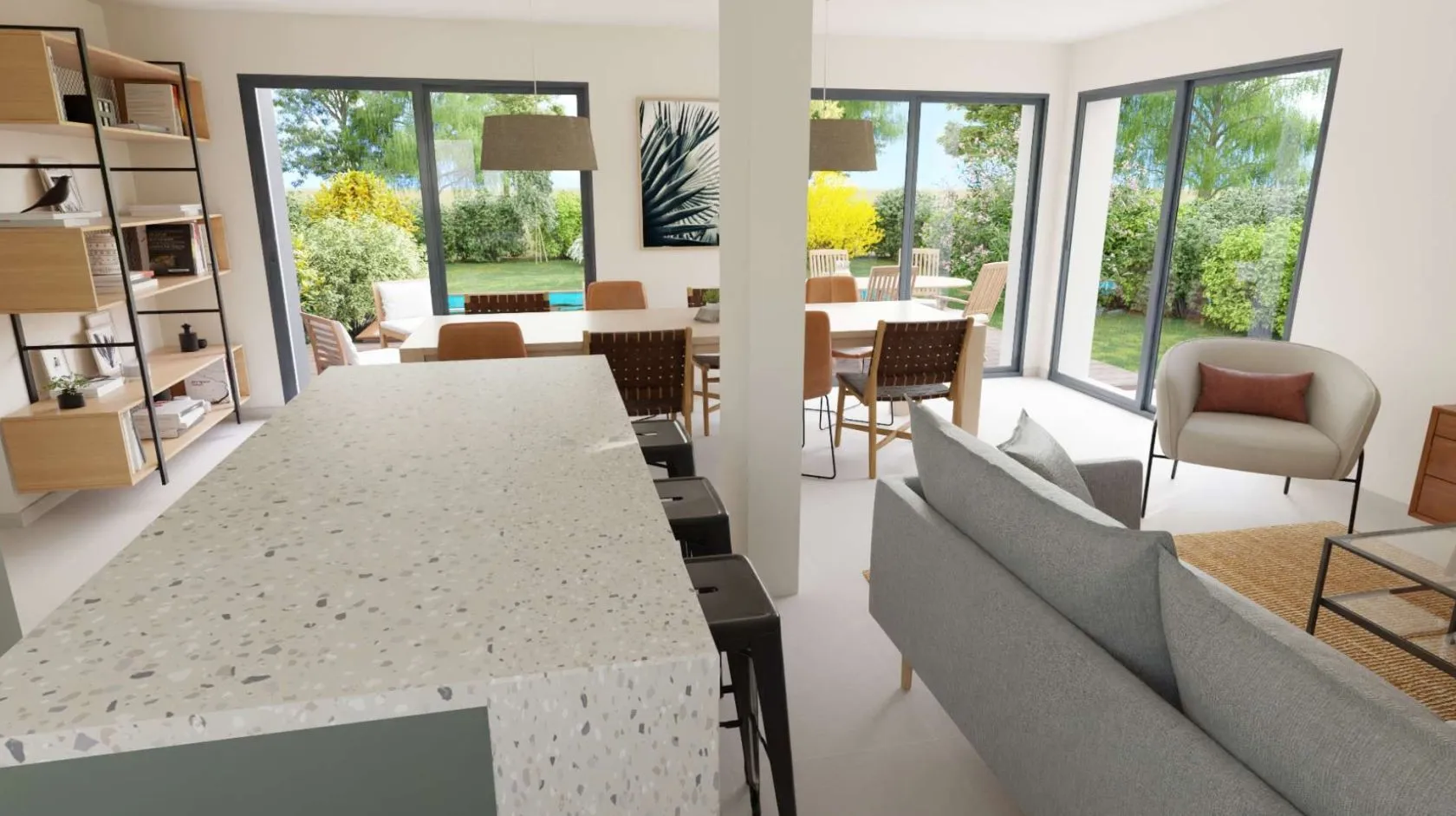 Maison neuve 117 m² à Saint-Genest-Lerpt (42530)
